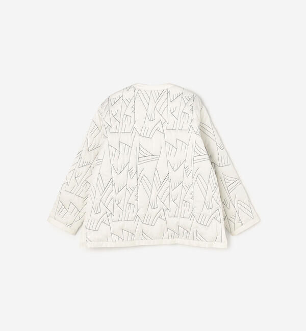  「manipuri | リバーシブル キルティングジャケット ECRU WOMEN」|ダウン|