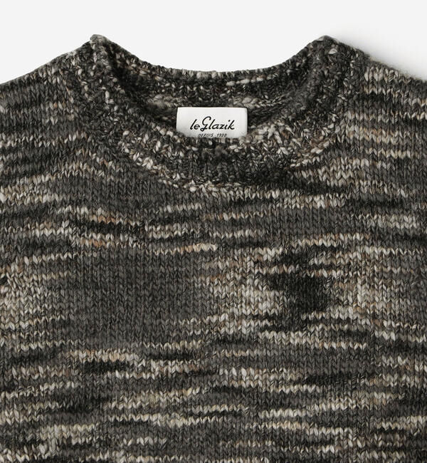 LE GLAZIK「LE GLAZIK | ミックスカラーヤーン ニットベスト WOMEN」|ベスト・ジレ|