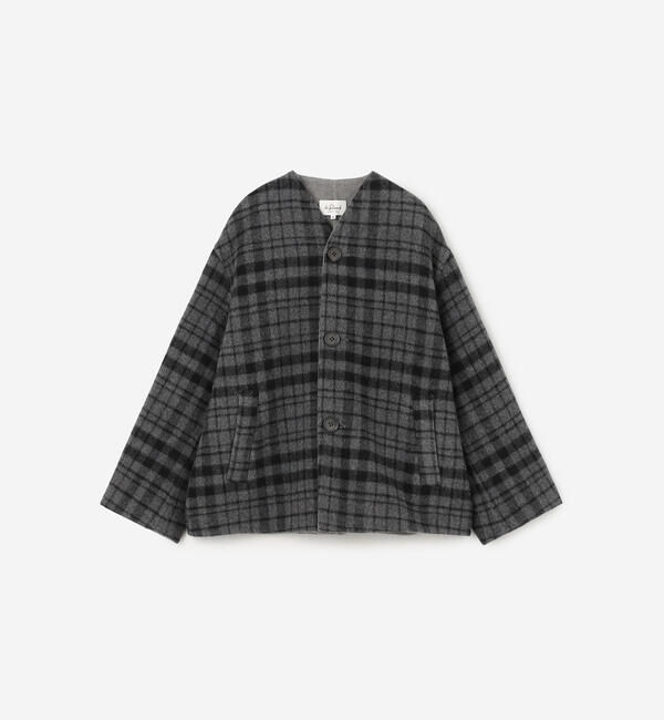 LE GLAZIK「LE GLAZIK | ウールリバー ジャケット WOMEN」|テーラードジャケット|