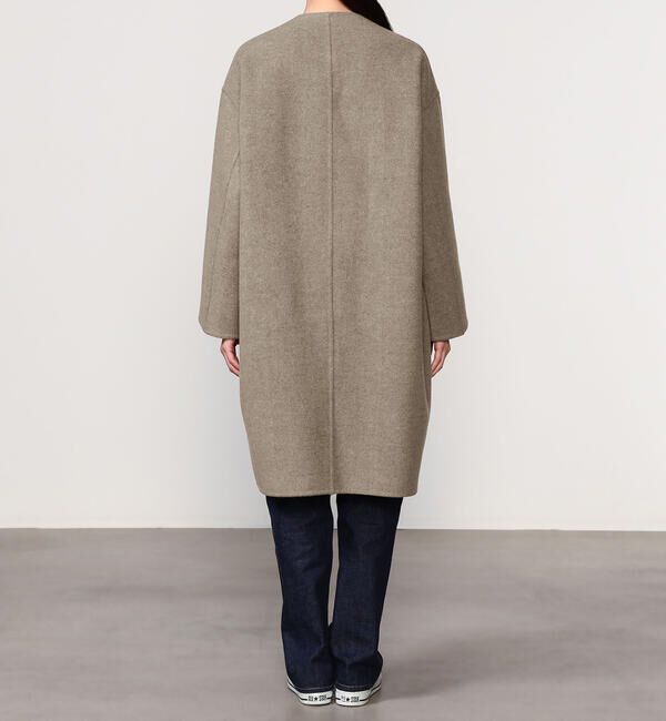 LE GLAZIK「LE GLAZIK | ウールリバー リバーシブルコート WOMEN」|ダッフルコート|