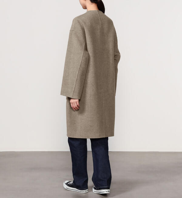 LE GLAZIK「LE GLAZIK | ウールリバー リバーシブルコート WOMEN」|ダッフルコート|