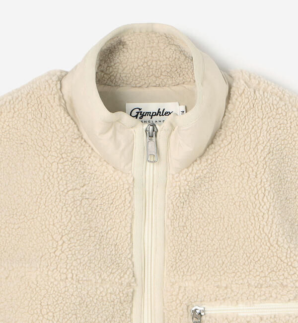 GYMPHLEX「Gymphlex | ライトボア ショートベスト WOMEN」|ダウンベスト・ベスト|