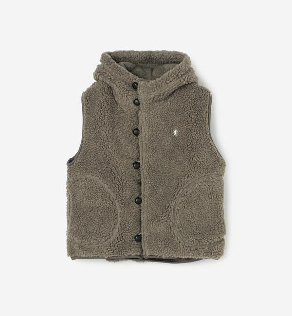 GYMPHLEX「Gymphlex | ボア フードショートベスト WOMEN」|その他|