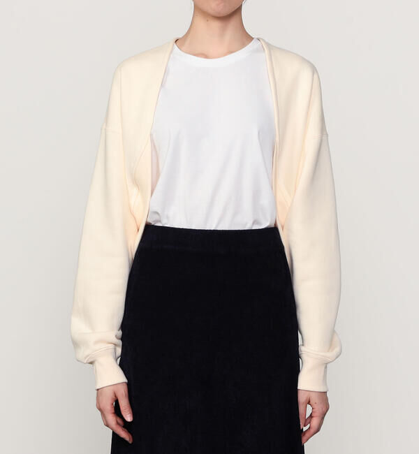  「HAVERSACK |〈別注〉スウェット ボレロカーディガン WOMEN」|カーディガン|