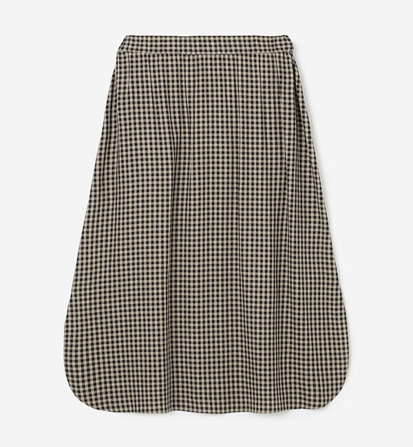  「HAVERSACK | チェック ロングシャツスカート WOMEN」|スカート|