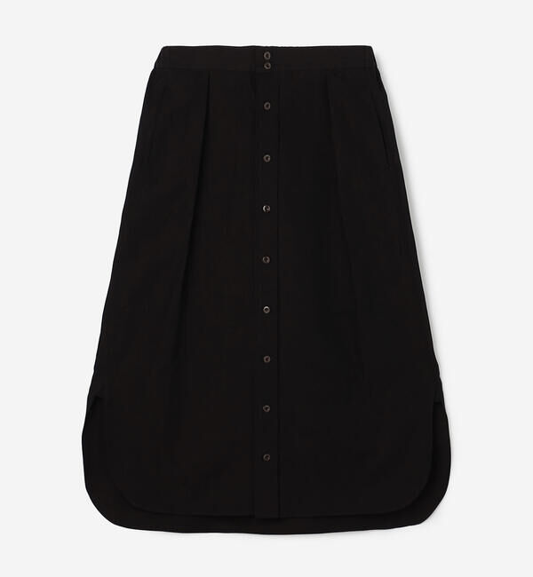  「HAVERSACK | シャンブレー ロングシャツスカート WOMEN」|スカート|