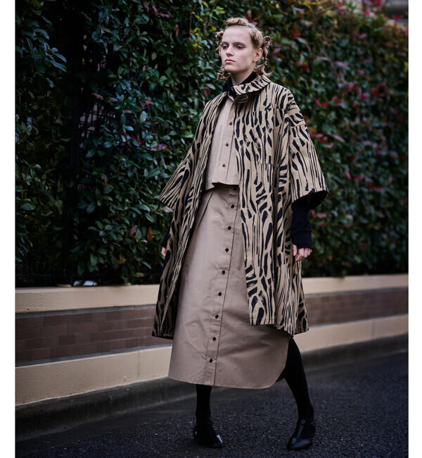  「HAVERSACK | シャンブレー ロングシャツスカート WOMEN」|スカート|