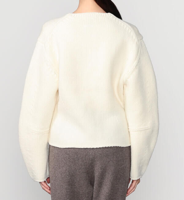 UNFIL「unfil | メリノウール チャンキーニットカーディガン WOMEN」|ニット・セーター|