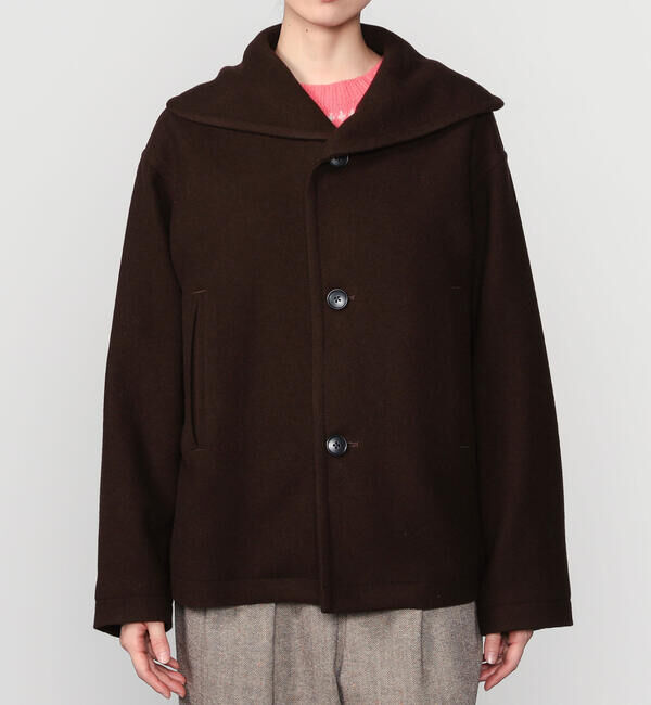  「nicholson & nicholson | ウールメルトン セーラージャケット WOMEN」|ダッフルコート|