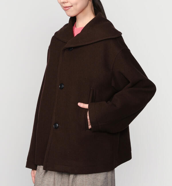  「nicholson & nicholson | ウールメルトン セーラージャケット WOMEN」|ダッフルコート|