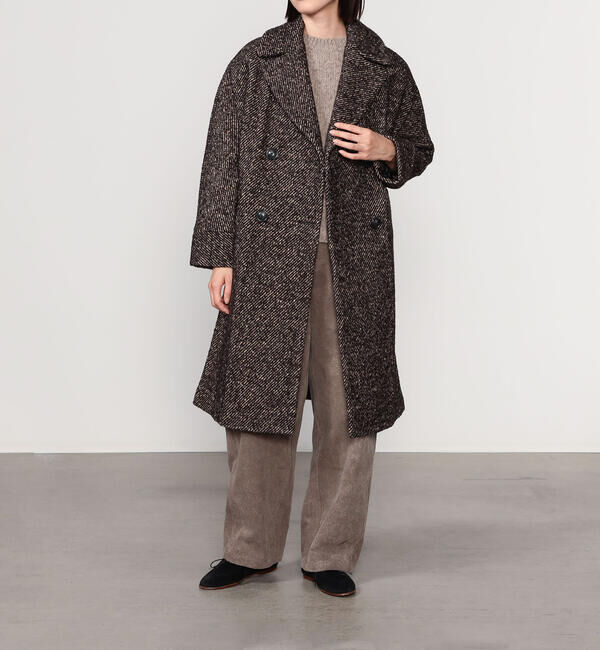  「TICCA |〈別注〉ツイード テントコート WOMEN」|ダッフルコート|