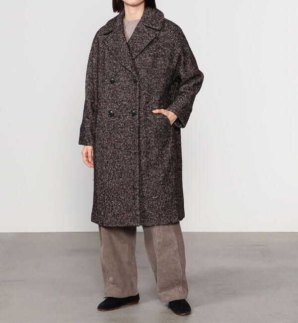  「TICCA |〈別注〉ツイード テントコート WOMEN」|ダッフルコート|
