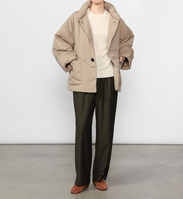 Morris & Sons「MORRIS & SONS | ワイドイージーパンツ WOMEN」|チノ|