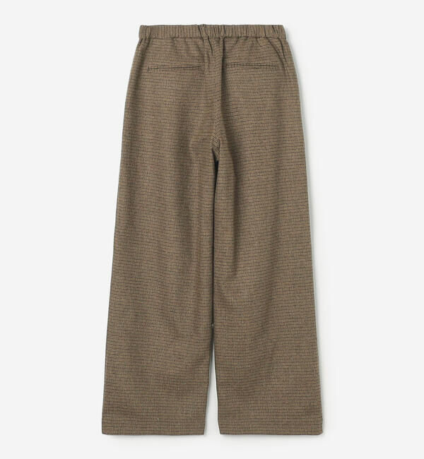 Morris & Sons「MORRIS & SONS | ガンクラブチェック ワイドイージーパンツ WOMEN」|チノ|