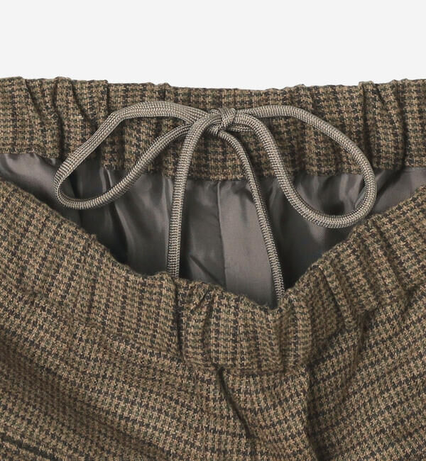 Morris & Sons「MORRIS & SONS | ガンクラブチェック ワイドイージーパンツ WOMEN」|チノ|