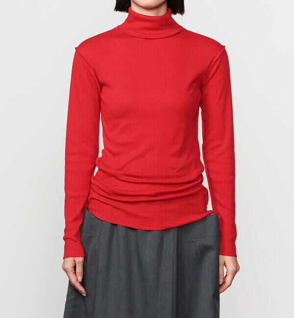  「MEYAME | ソフトリブ タートルネック WOMEN」|Tシャツ・カットソー|