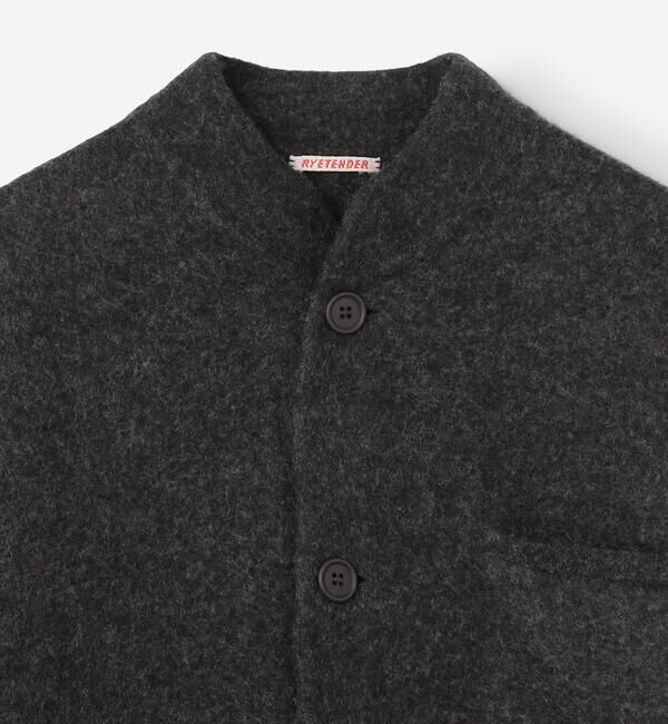  「RYE TENDER | スタンドカラー ジャケット WOMEN」|テーラードジャケット|