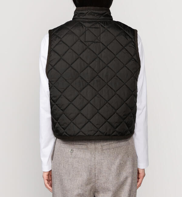  「LAVENHAM | 〈別注〉 クロップド スタンドカラーキルティングベスト WOMEN」|その他|