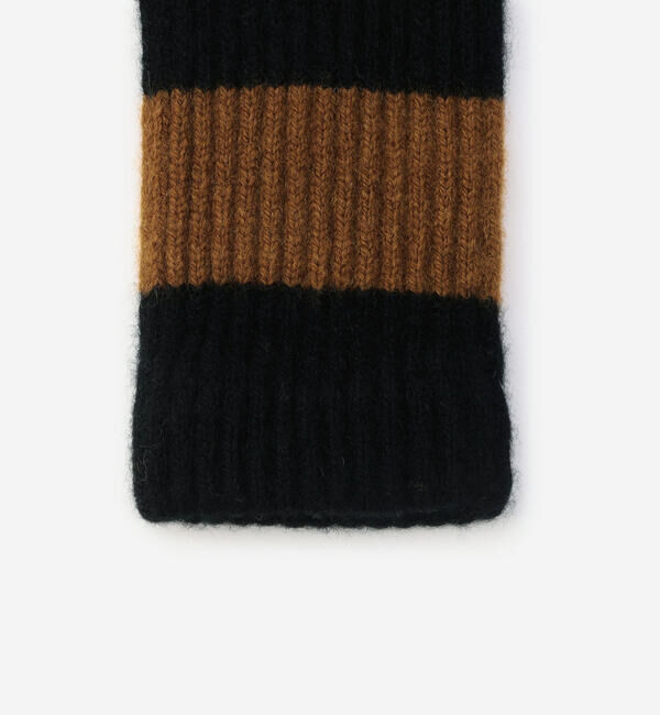  「Jo Gordon | ウール ストライプ フィンガーレスグローブ UNISEX」|手袋|