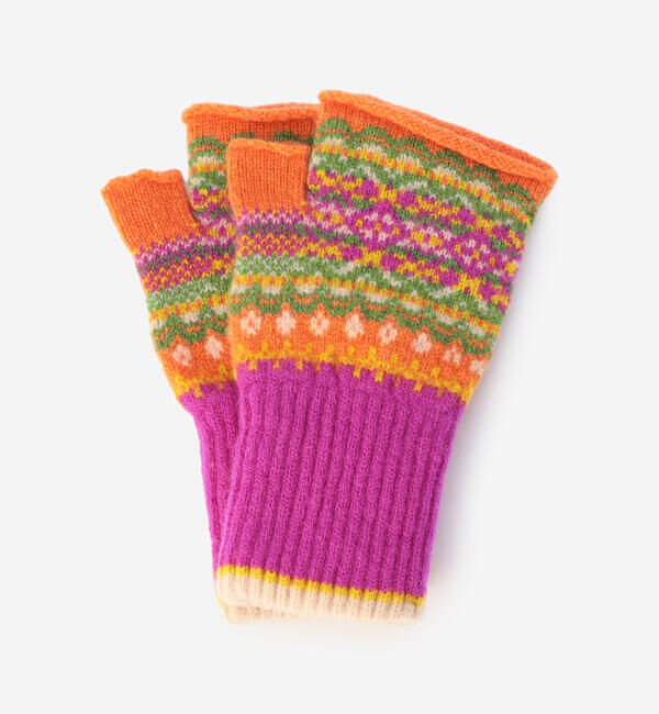  「ERIBE | ウール オープンミット」|手袋|