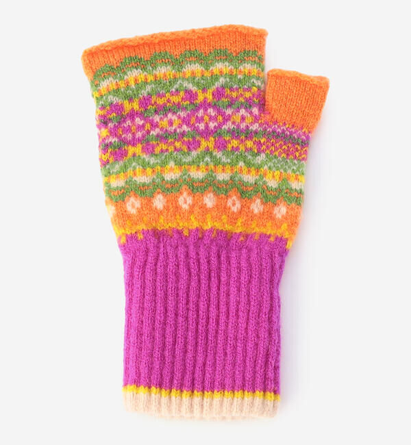  「ERIBE | ウール オープンミット」|手袋|