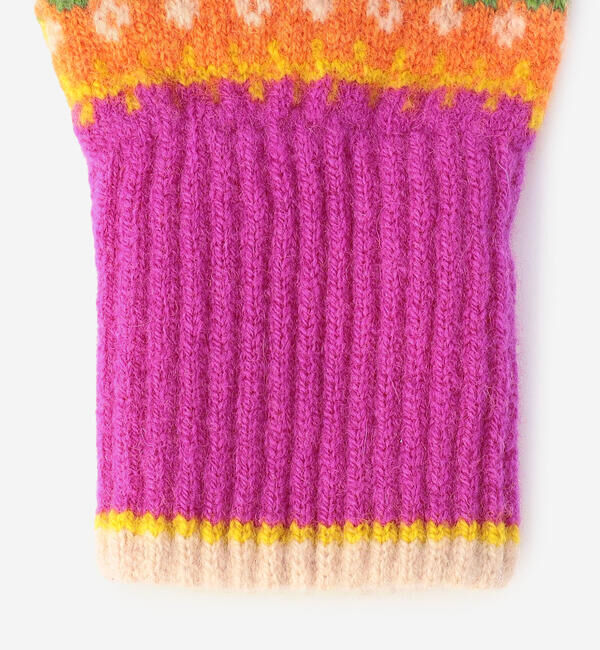  「ERIBE | ウール オープンミット」|手袋|