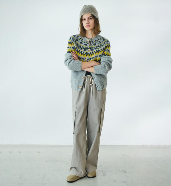 Morris & Sons「MORRIS & SONS | チャンキーノルディックカーディガン WOMEN」|ニット・セーター|