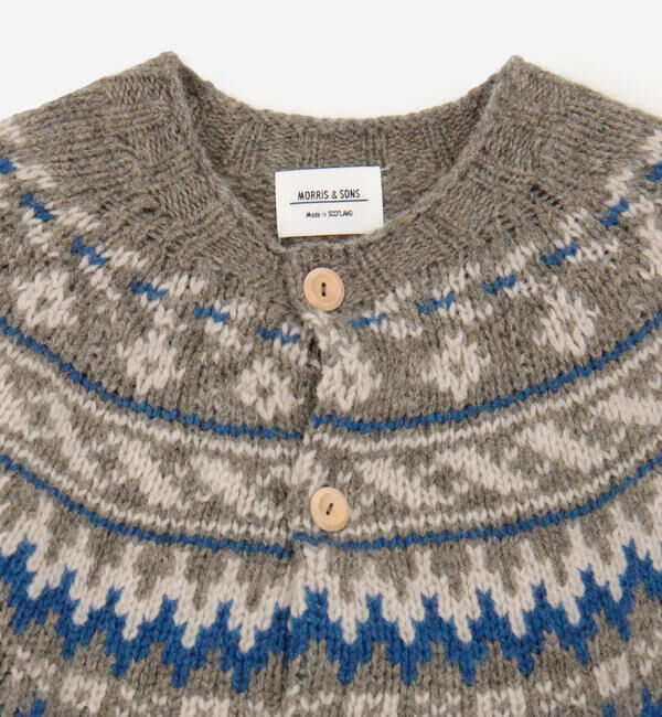 Morris & Sons「MORRIS & SONS | チャンキーノルディックカーディガン WOMEN」|ニット・セーター|