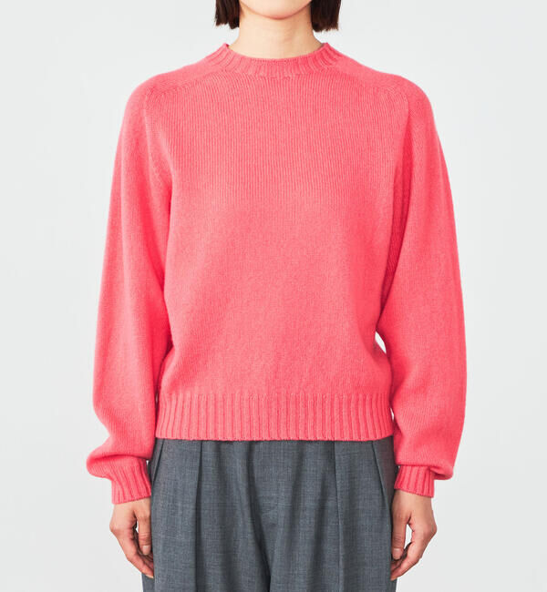 Morris & Sons「MORRIS & SONS | ジーロンラム クルーネックニット WOMEN」|ニット・セーター|