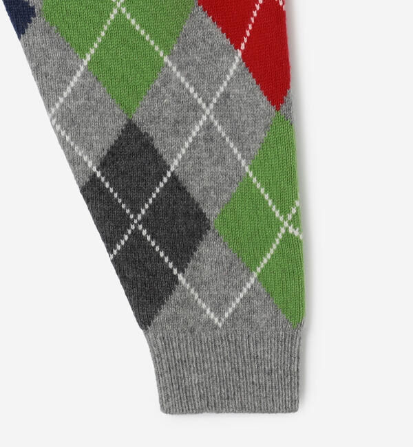  「078 CITE | アーガイル ニットプルオーバー MEN」|ニット・セーター|