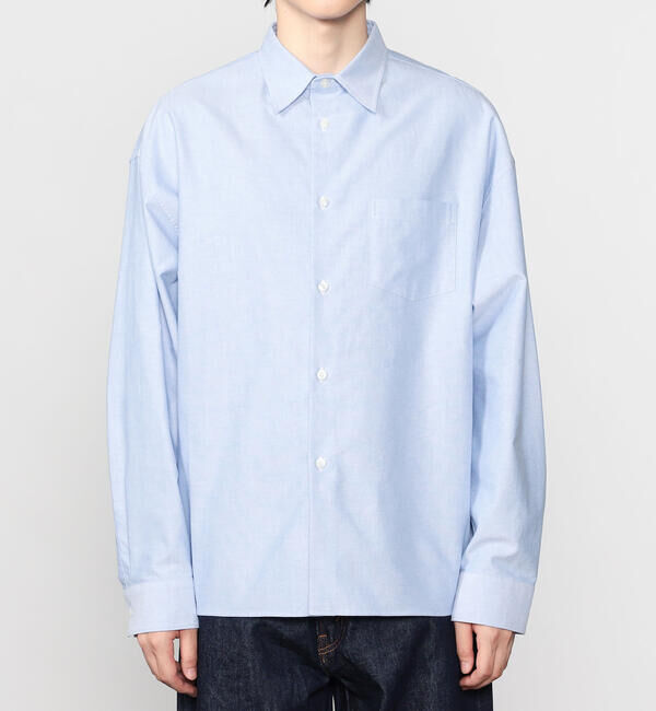  「MORRIS & SONS | ピンオックス 長袖シャツ MEN」|シャツ・ブラウス|