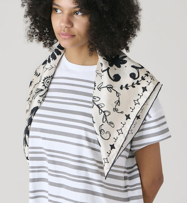  「manipuri | シルクスカーフ ボヘミアン 65&times;65 WOMEN」|バンダナ・スカーフ|