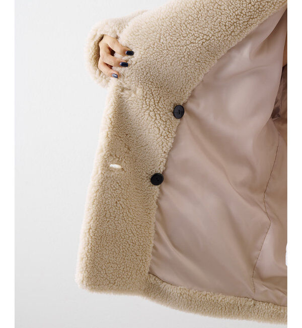 THE PAUSE「【THE PAUSE】ボアダブルコート」|その他|