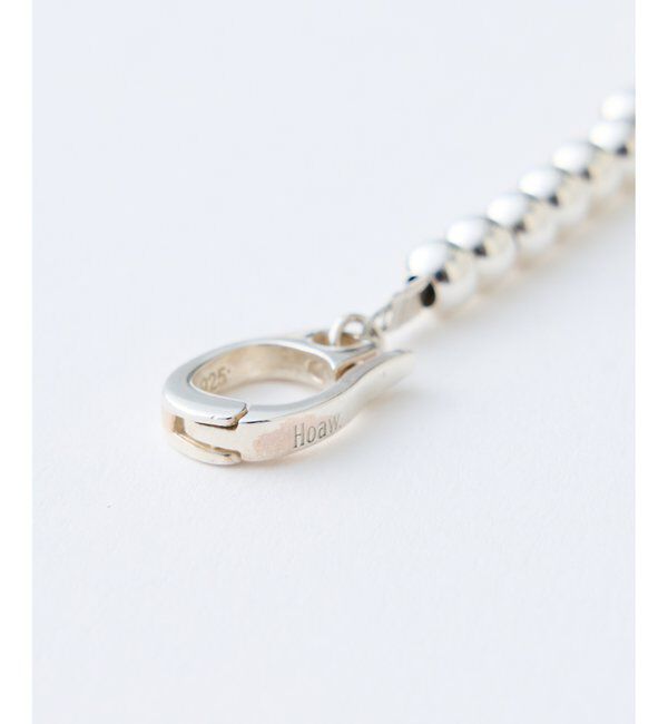Hoaw.「【Hoaw.】シルバービース ロングネックレス」|リング|