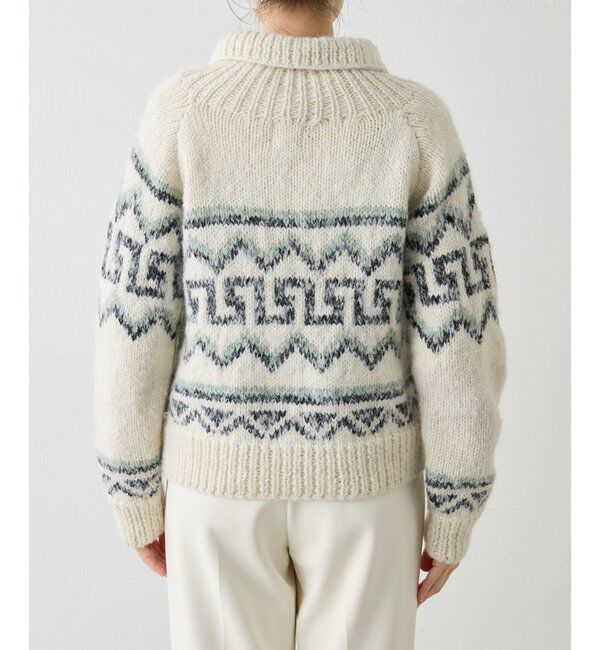  「【BSBEE】カウチンZIP ニット」|ニット・セーター|