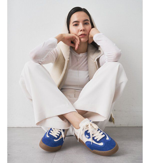  「【THESING】キャンバススエードスニーカー」|ロングブーツ|