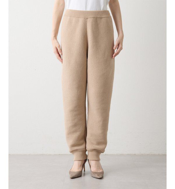 THE PAUSE「【THE PAUSE】ベロアニットジョガーパンツ」|チノ|