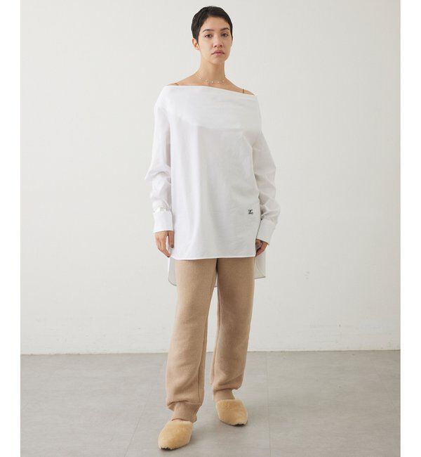 THE PAUSE「【THE PAUSE】ベロアニットジョガーパンツ」|チノ|