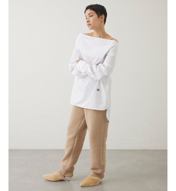 THE PAUSE「【THE PAUSE】ベロアニットジョガーパンツ」|チノ|