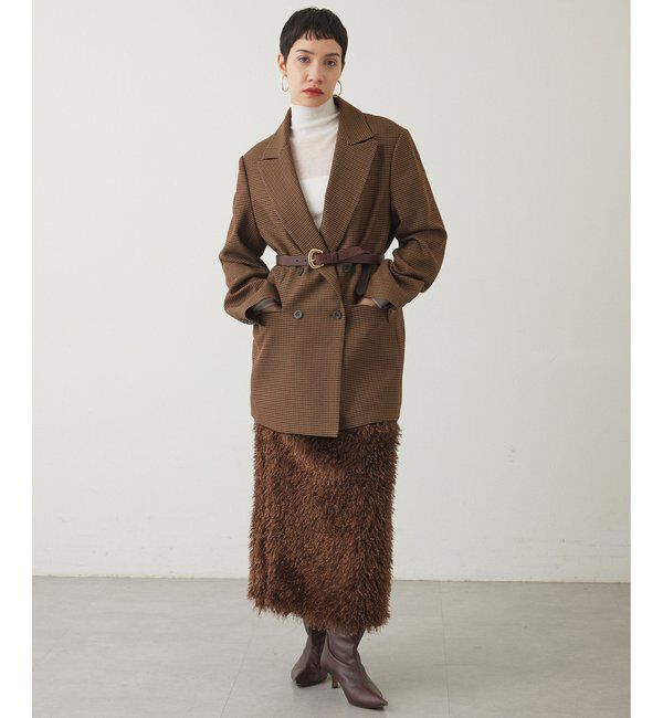 THE PAUSE「【THE PAUSE】チェックダブルジャケット」|テーラードジャケット|