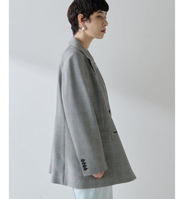 THE PAUSE「【THE PAUSE】チェックダブルジャケット」|テーラードジャケット|