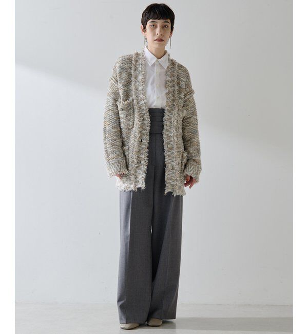  「ミックスヤーンニットツイードジャケット」|その他|