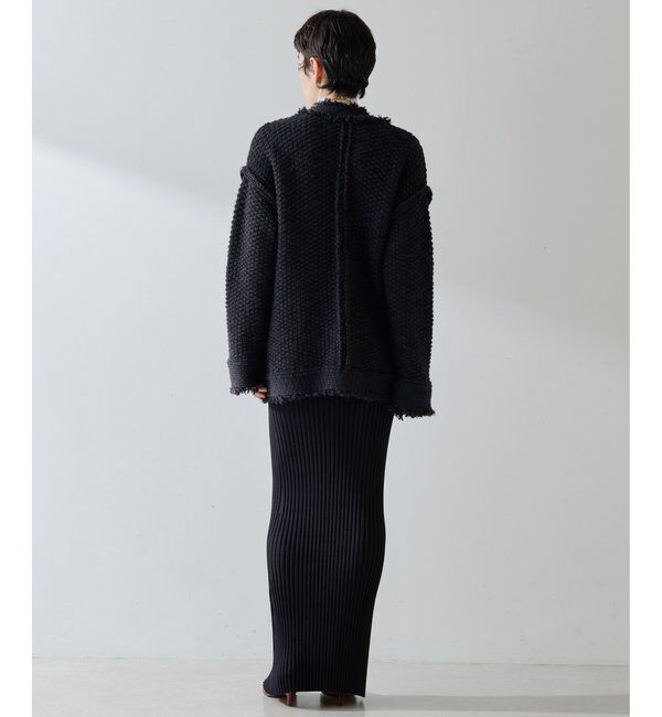  「ミックスヤーンニットツイードジャケット」|その他|