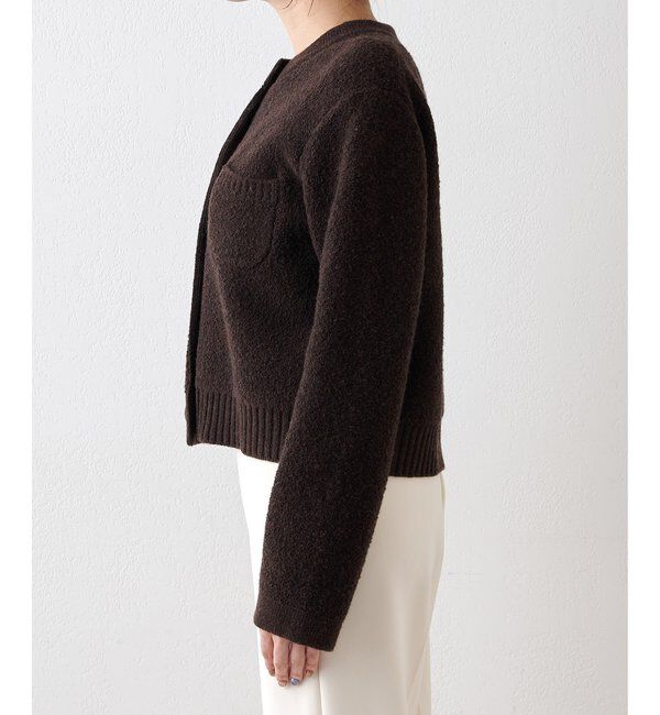  「ブークレーニットジャケット」|ニット・セーター|