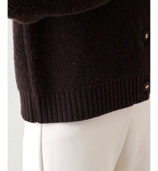  「ブークレーニットジャケット」|ニット・セーター|