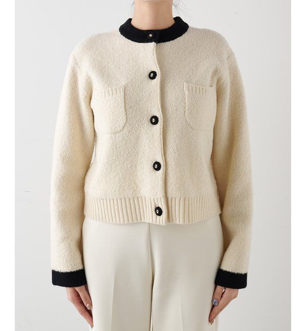  「ブークレーニットジャケット」|ニット・セーター|