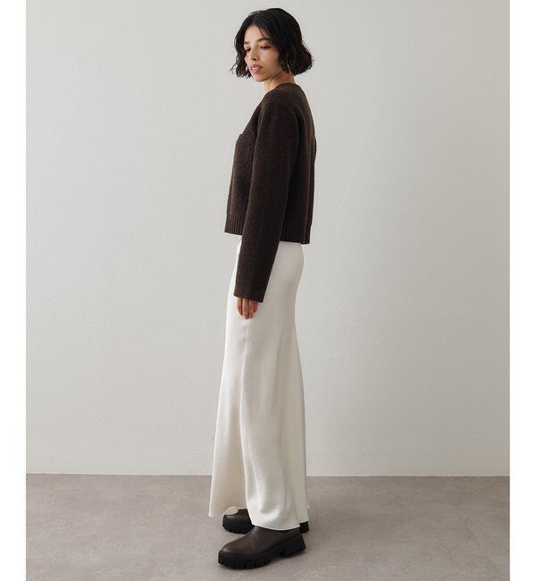  「ブークレーニットジャケット」|ニット・セーター|