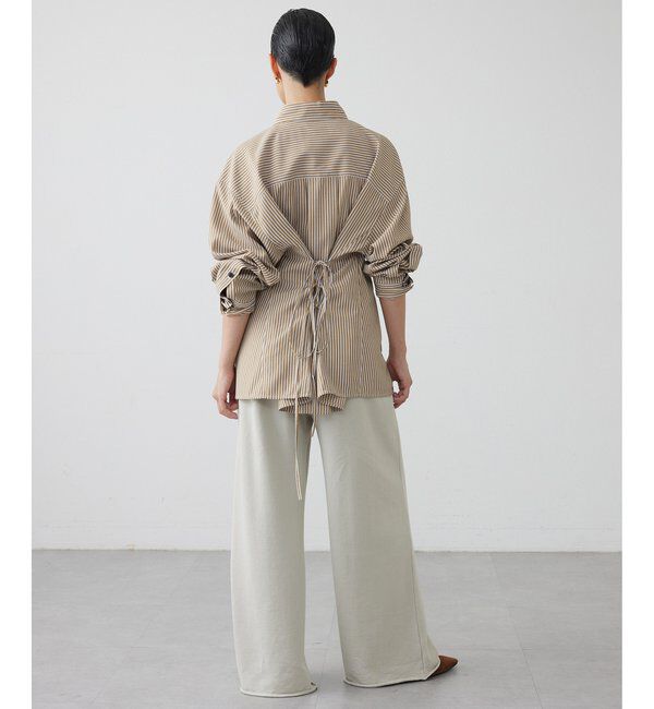 THE PAUSE「【THE PAUSE】ストライプシェイプシャツ」|シャツ・ブラウス|