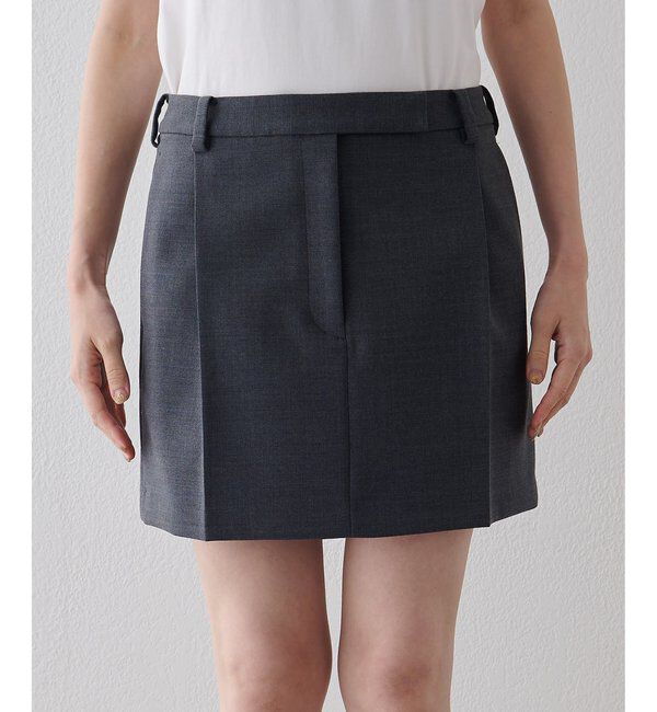  「タックミニスカート」|スカート|