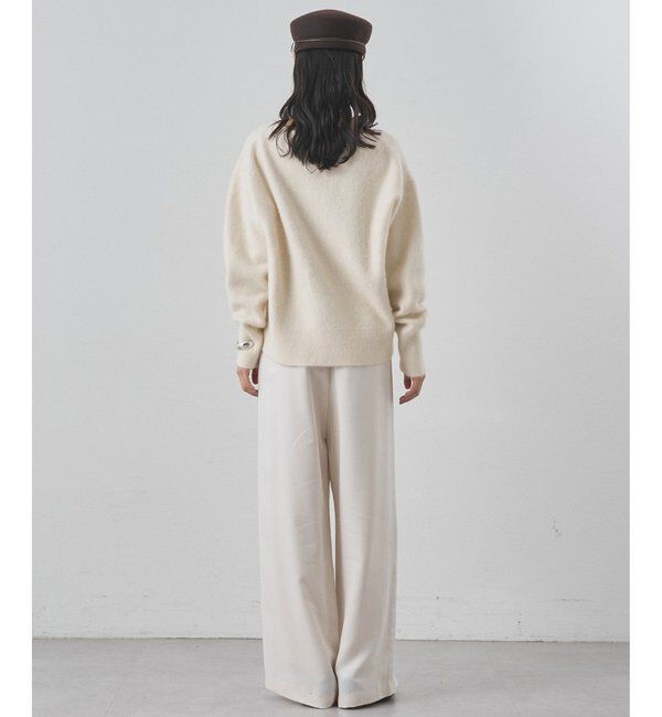  「フォックスウール Vネックプルオーバー」|ニット・セーター|